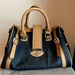 Vintage, Real leather bag.